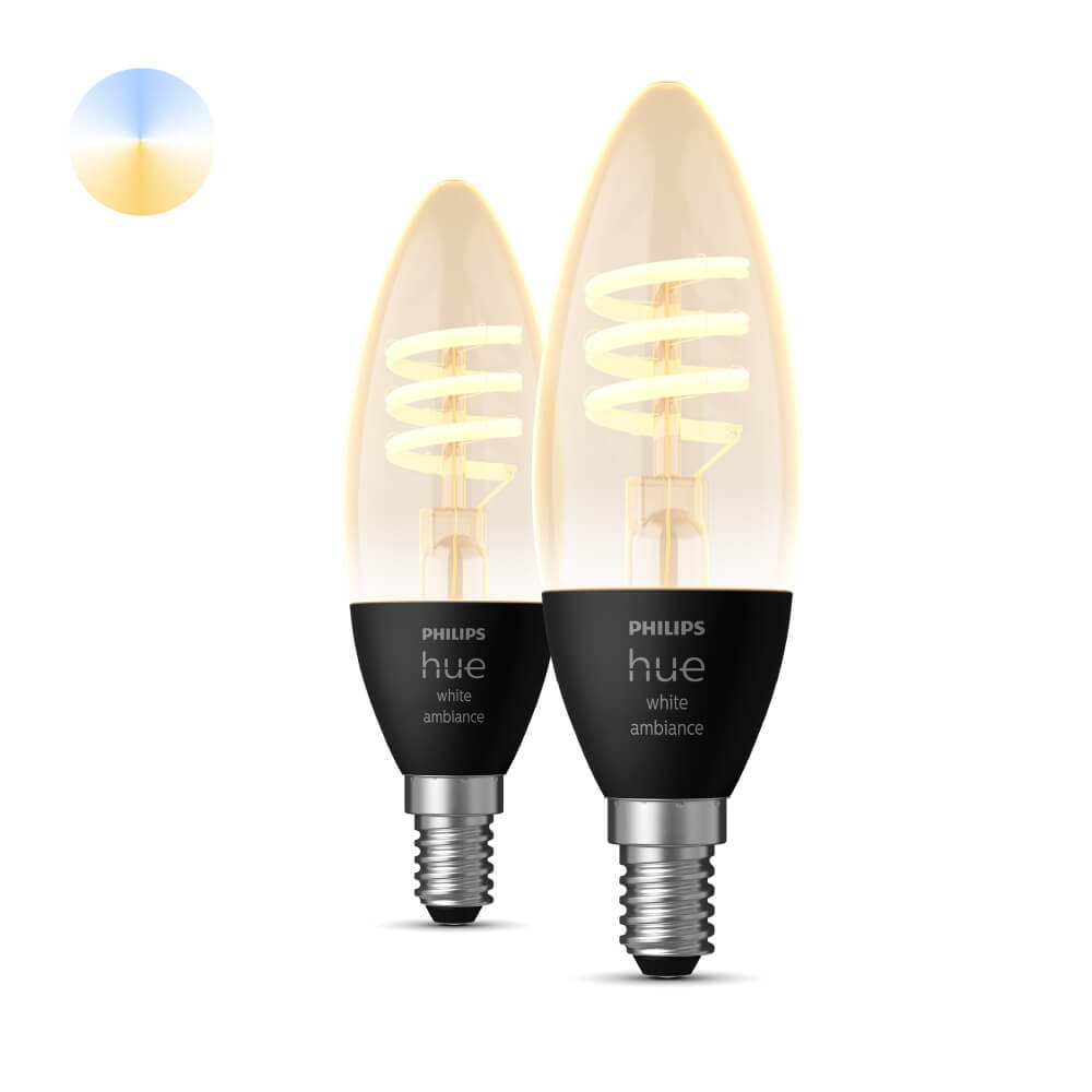 Philips Hue - E14 - 4,6W - White Ambiance set van 2 - 929003145202