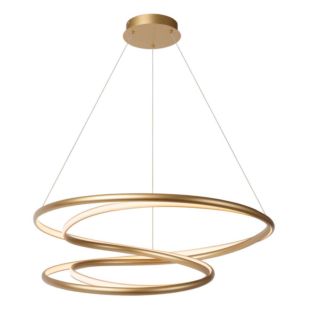 Premium by Lucide Design hanglampSardana Ø 80cm krul goud - 52400/74/02
