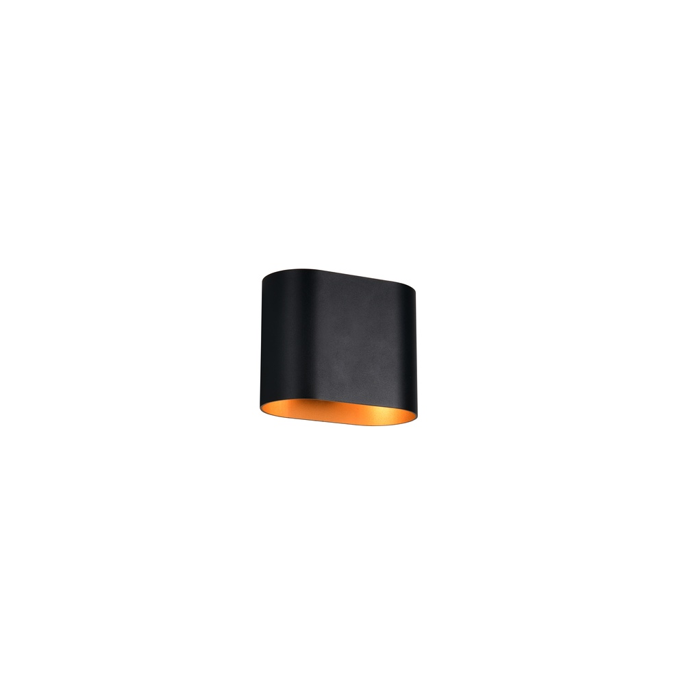 Trio Opbouwspot Alani zwart met goud - 266100180
