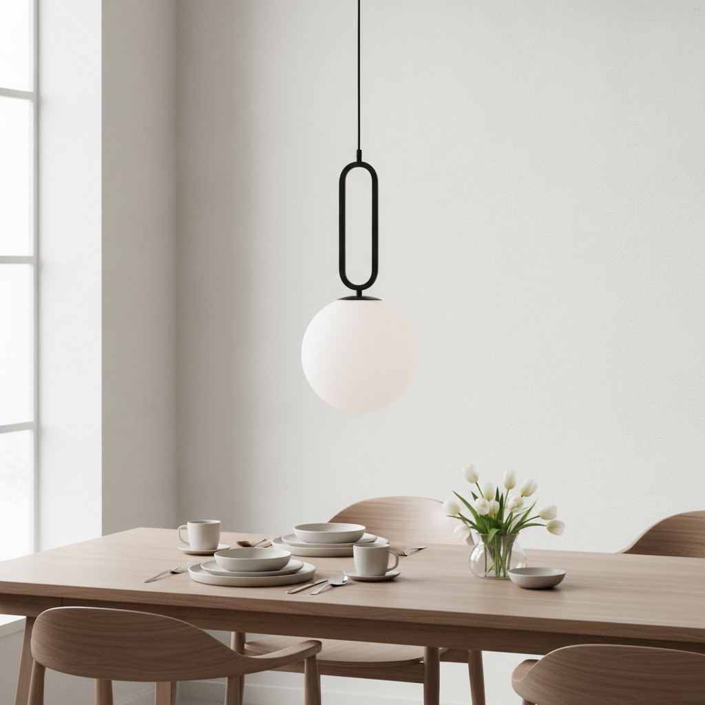 Lyora HanglampGrus zwart Ø 25cm - 110669