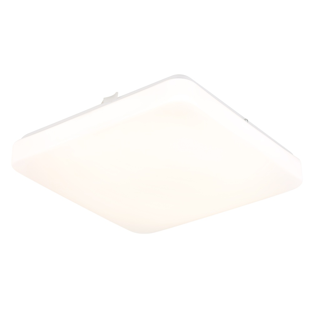 Globo Plafondlamp Donte vierkant wit 27cm - 41548-16