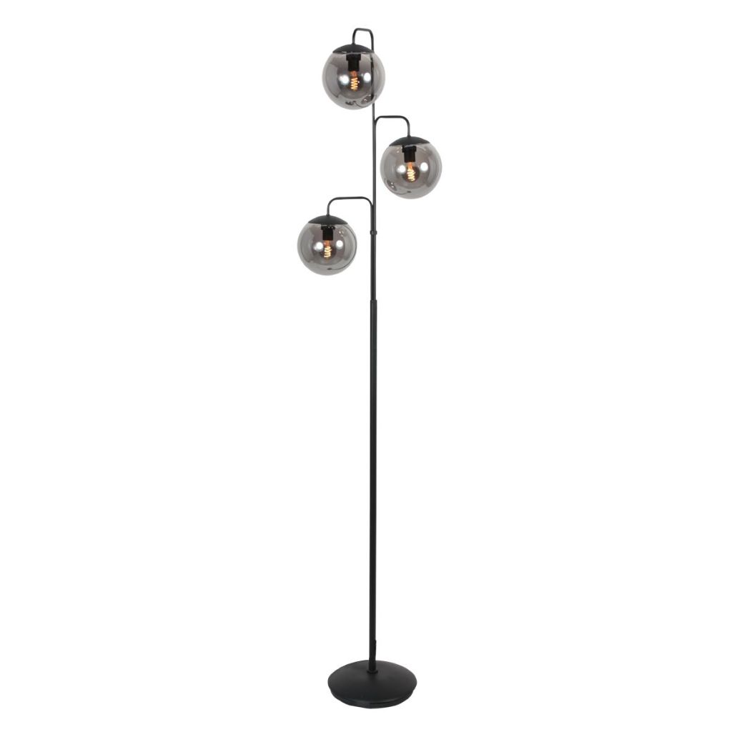 Steinhauer VloerlampBollique zwart - 4611ZW