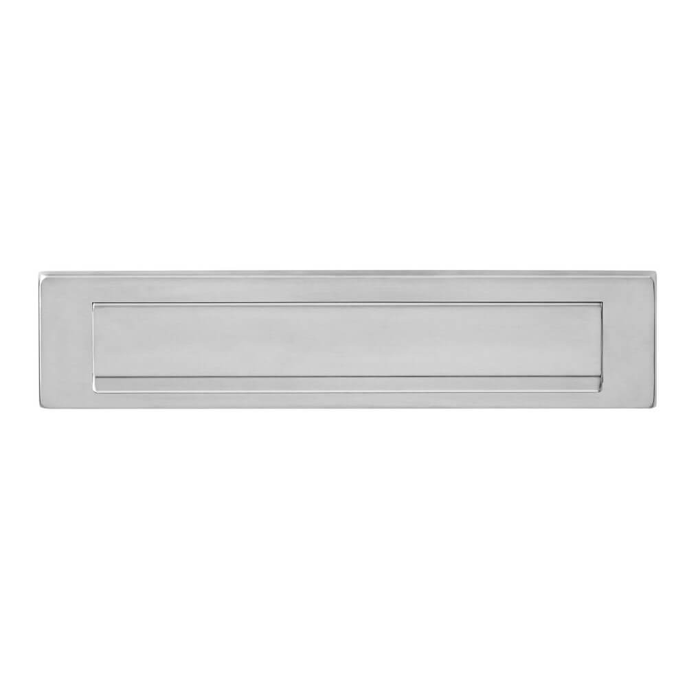 Intersteel Brievenbus met regenrandPosta recht RVS - 0035.400002