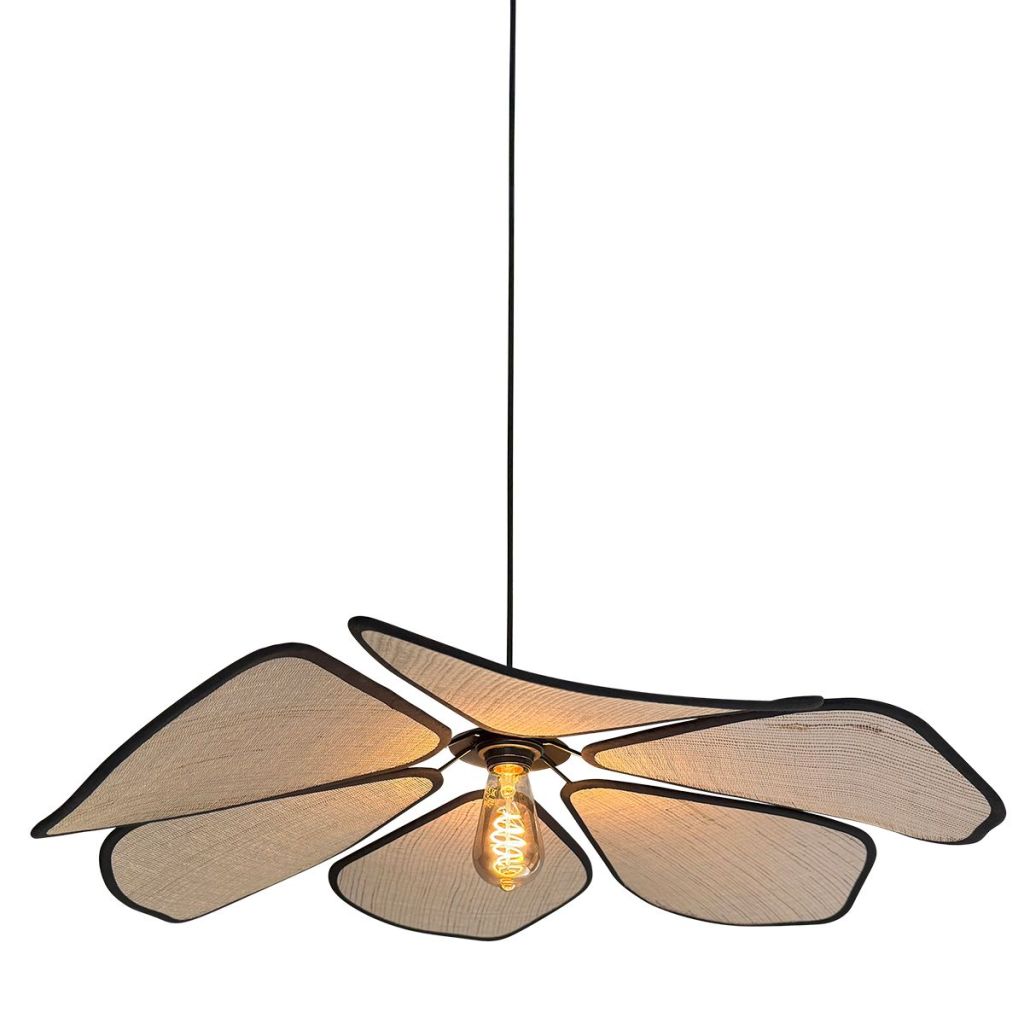 Steinhauer HanglampLumaflora zwart - 4368CR