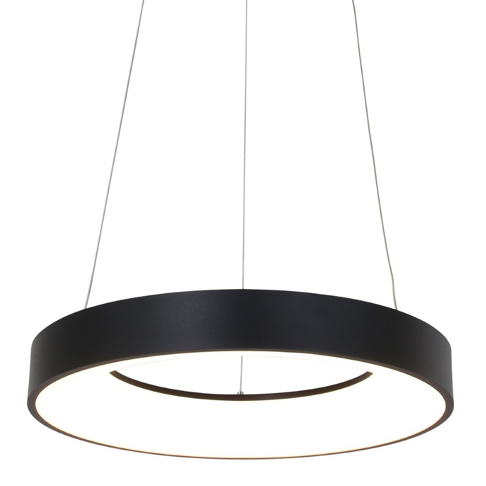 Steinhauer Led hanglampRinglede Ø 48cm zwart - 2695ZW
