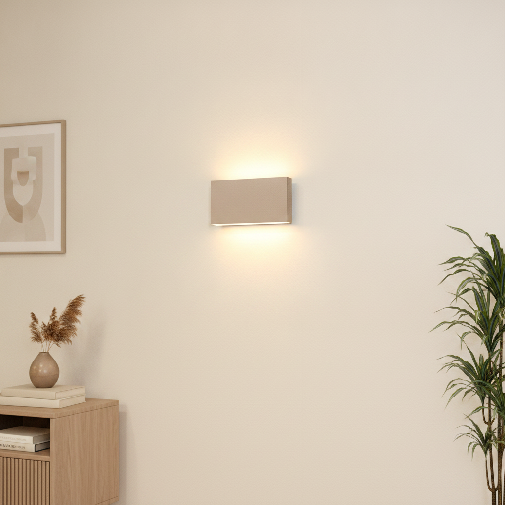 Artdelight Zand wandlampBox2 up & down - WL BOX2 CP