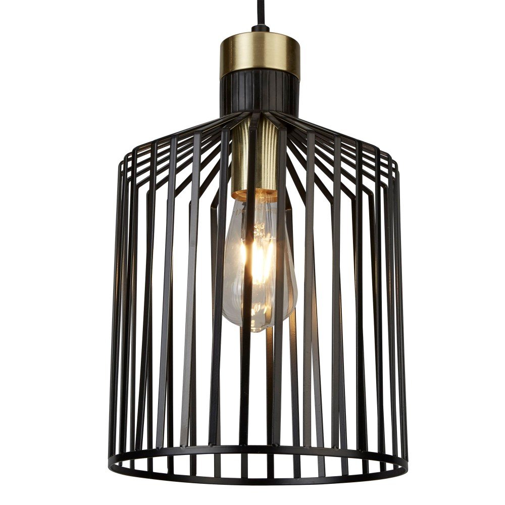 Searchlight Hanglamp Bird Cage Ø 22cm - 9413BK