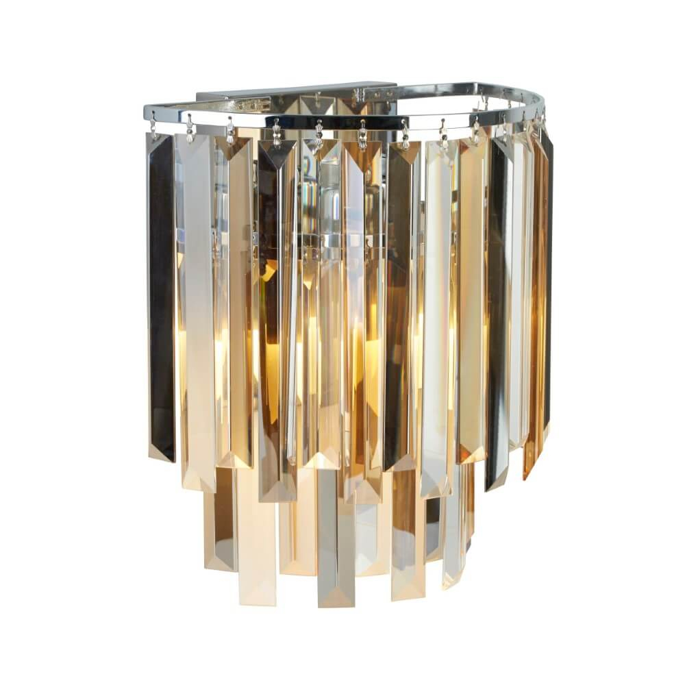 Searchlight Kristallen wandlamp Clarissa - 9832-2CC