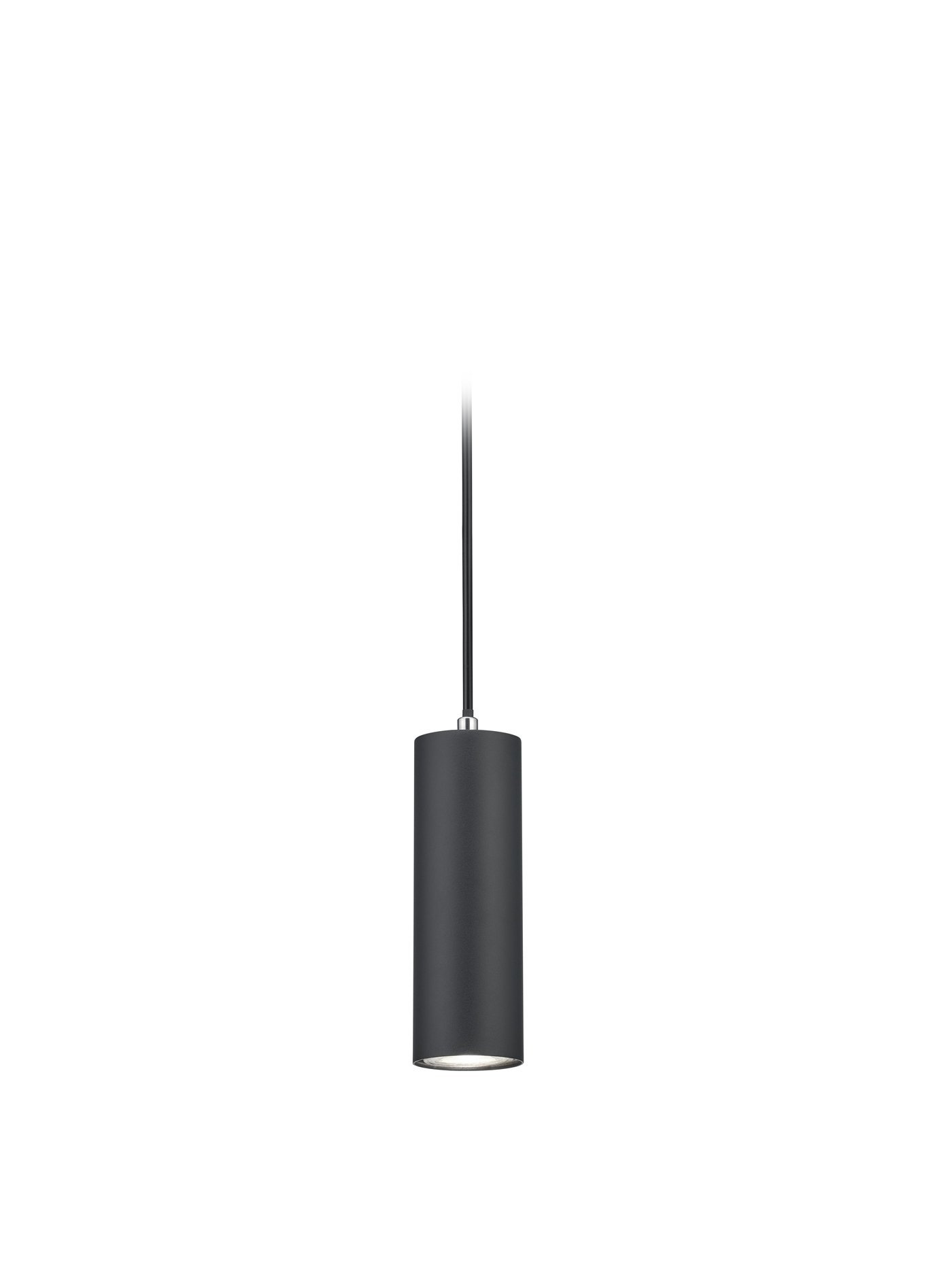 Trio 2-fase rail hanglamp Duoline zwart - 73240132