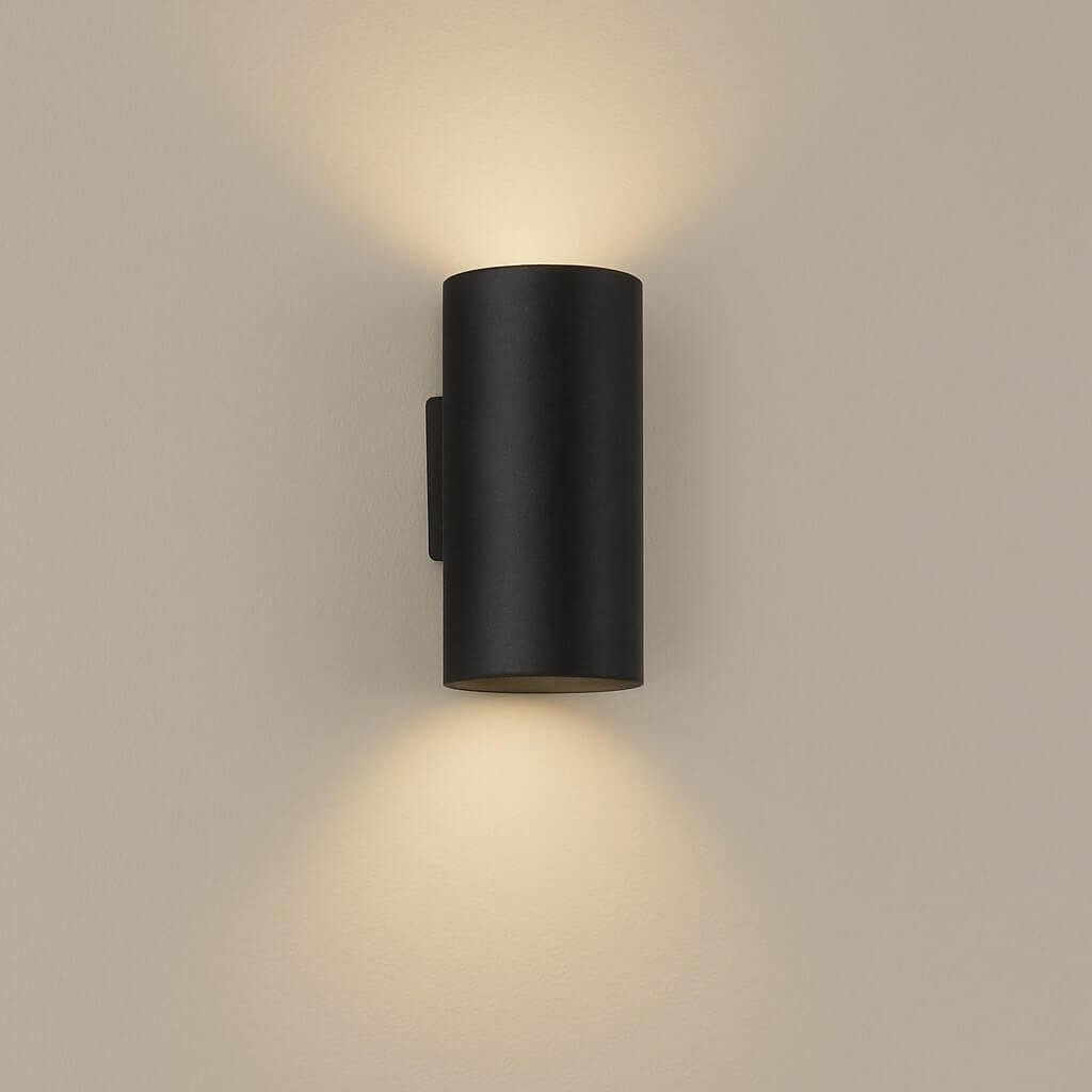 Lyora Ronde wandlamp Sifor zwart - 106186