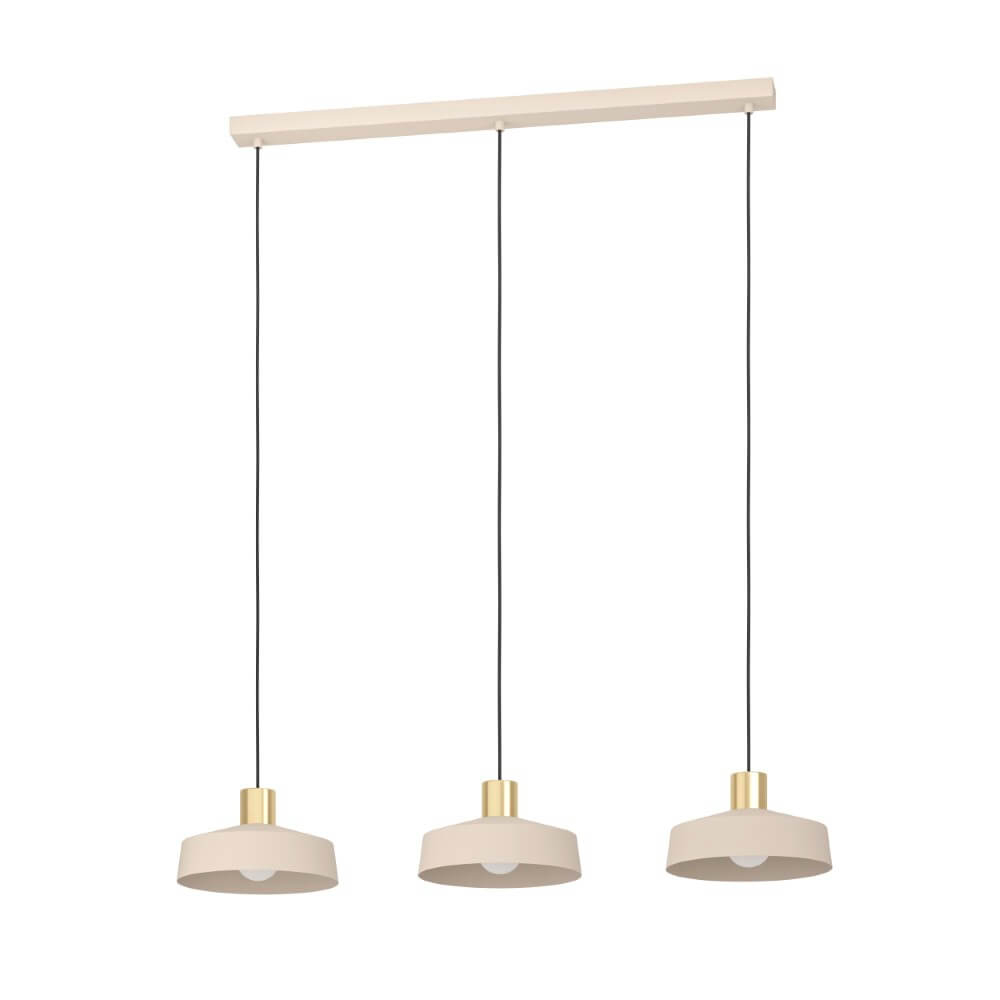 Eglo Hanglamp Valdiola 3-lichts zandbruin - 900431