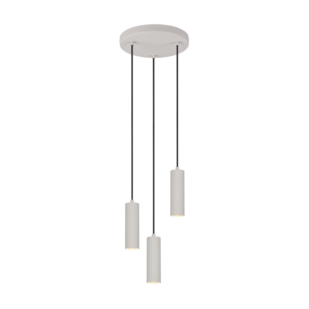 Trio 3-lichts hanglampSoka grijs - 367730376