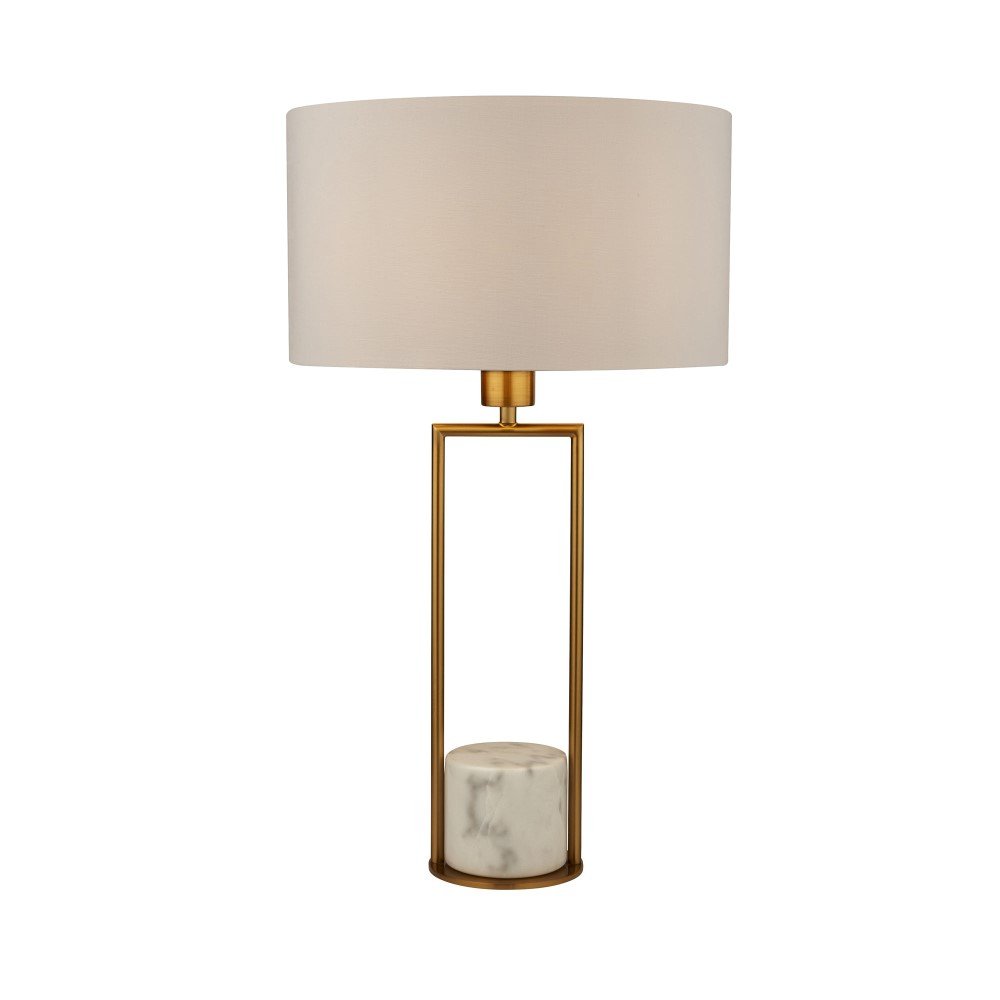 Searchlight Schemer Table met gouden voet - EU2871GO