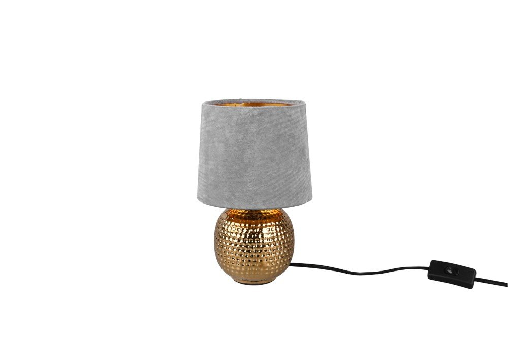 Trio SchemerlampjeSophia keramiek goud met grijs - R50821011