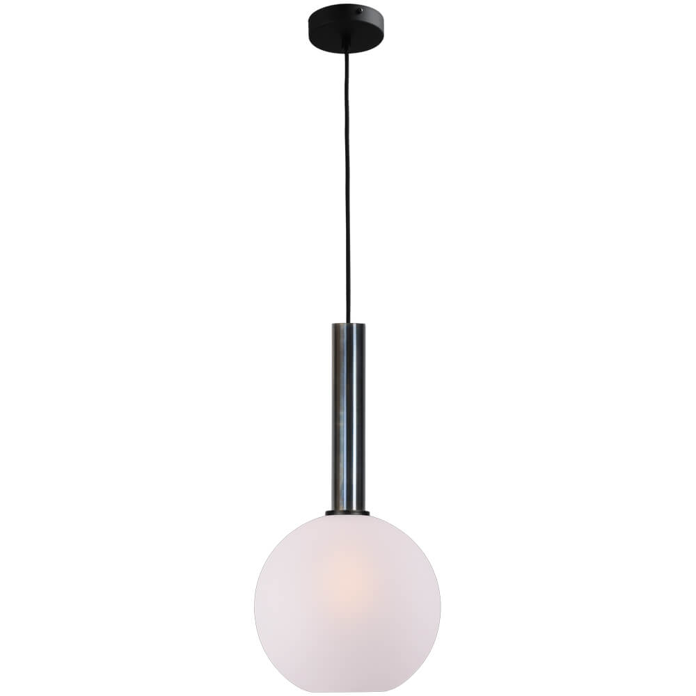 Masterlight Hanglamp Ø 25cmBella 2 Dappled oil met mat wit glas - 2980-66-06-25