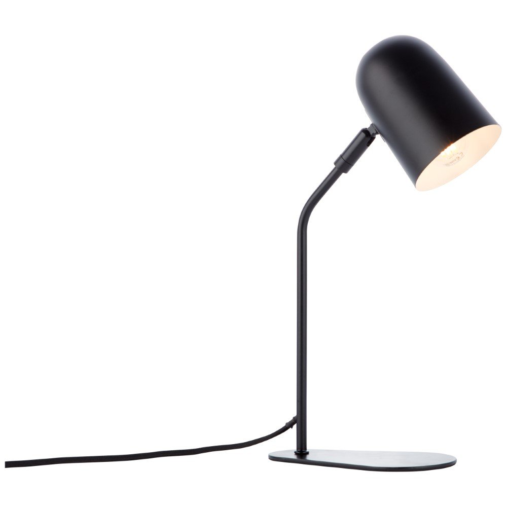 Brilliant Zwarte bureaulampTong - 92717/06