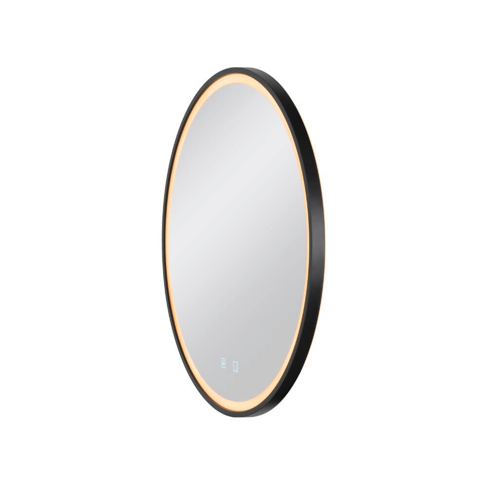 SLV Spiegel wandlampTrukko Zwart - Ø 60cm - 1007201