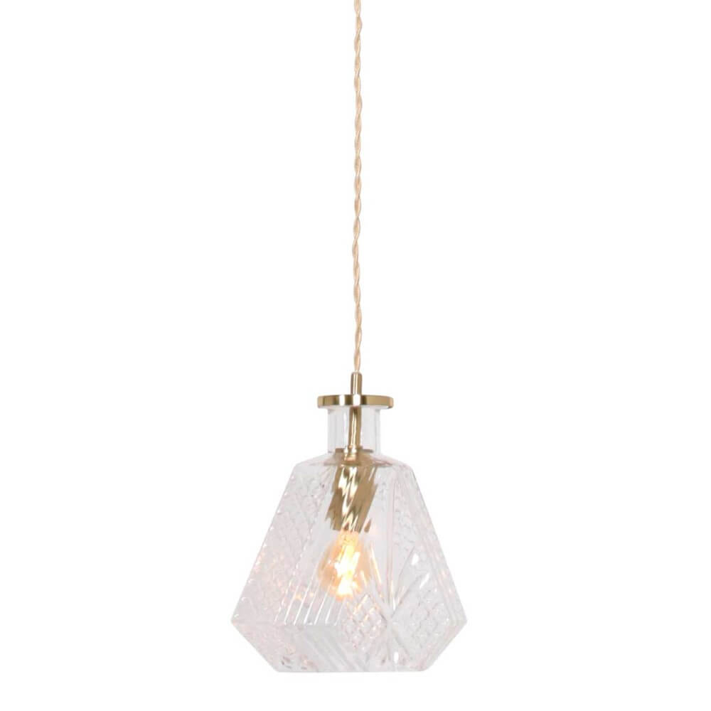 Steinhauer Klassieke hanglampGrazioglass Ø 18cm - 3492ME