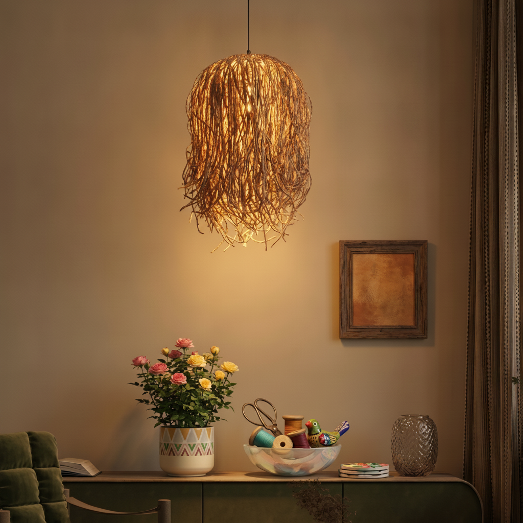 Lyora Natuurlijke hanglampHay Ø 32cm - 9586517