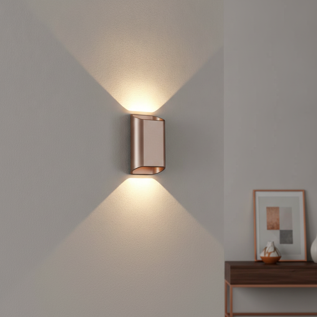 Artdelight Wandlamp Diaz S Brons geborsteld - WL DIAZ-S BG