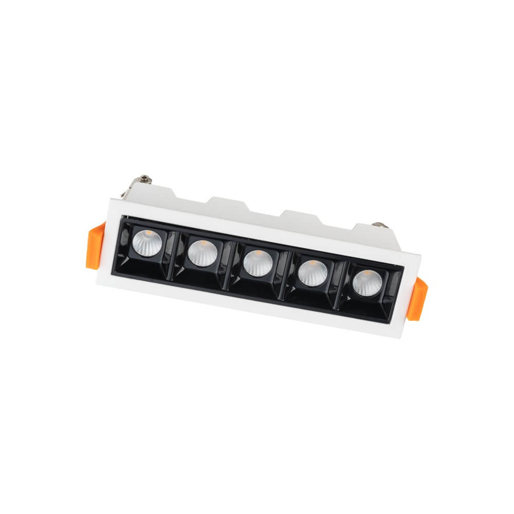 Lyora Witte inbouwspotMidi Led 5x1 leds - 3000K - 10042