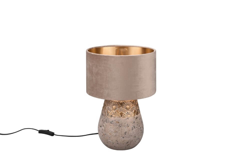 Trio Oosters schemerlampjeKiran taupe velvet - R51231061