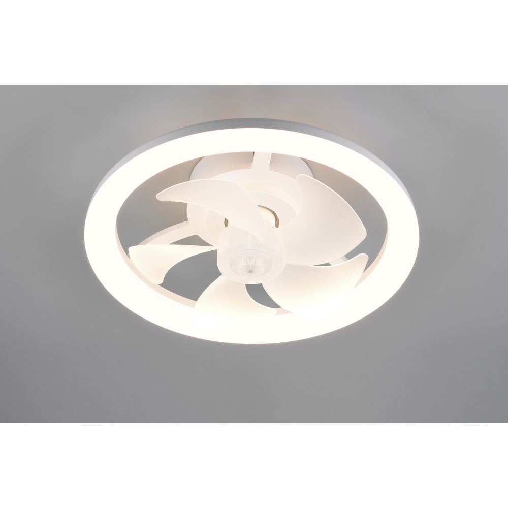 Trio Design plafondventilator Pajala wit Ø 40cm - R69172131