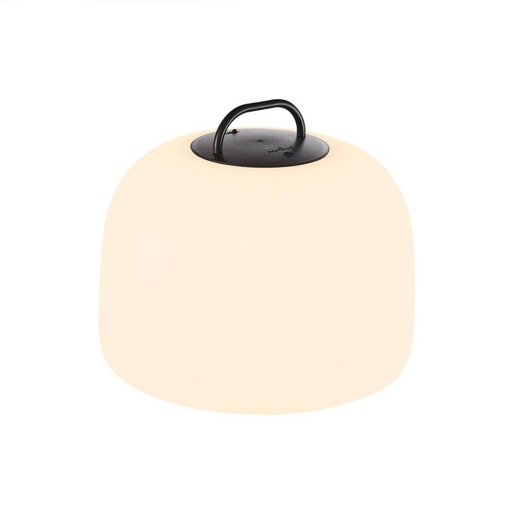Nordlux TafellampKettle To-Go oplaadbaar wit met zwart Ø 36cm - 2018013003