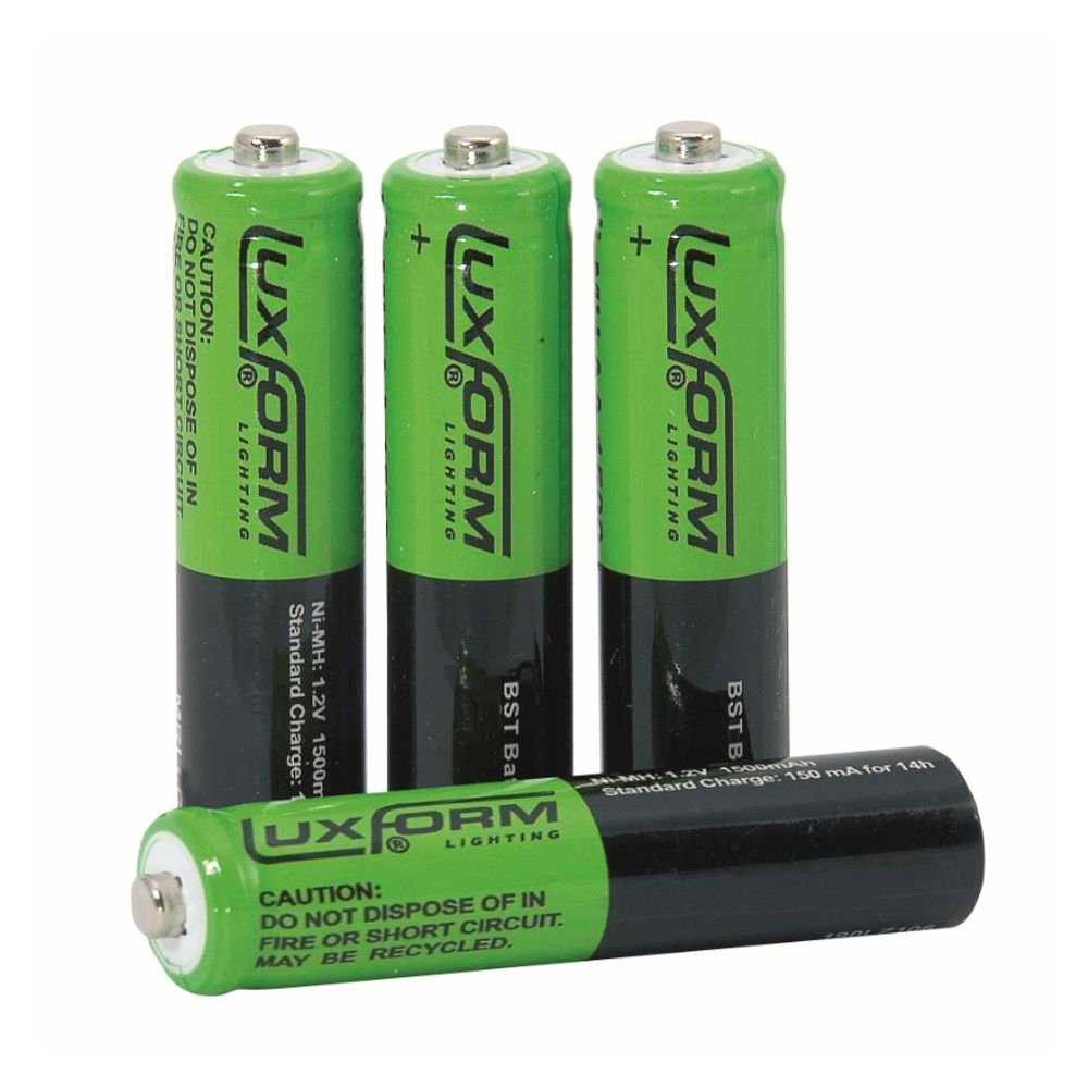 Luxform Oplaadbare Batterij4X 800 MAH AAA NIMH 1,2V voor solarlampen - lux9954 afbeelding