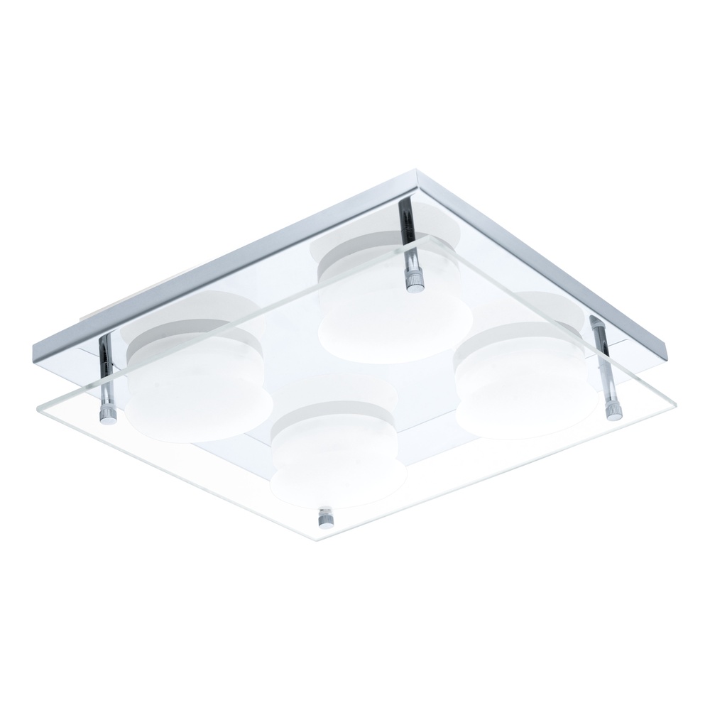 Eglo Design plafondlamp Abiola 4-lichts chroom - 75329