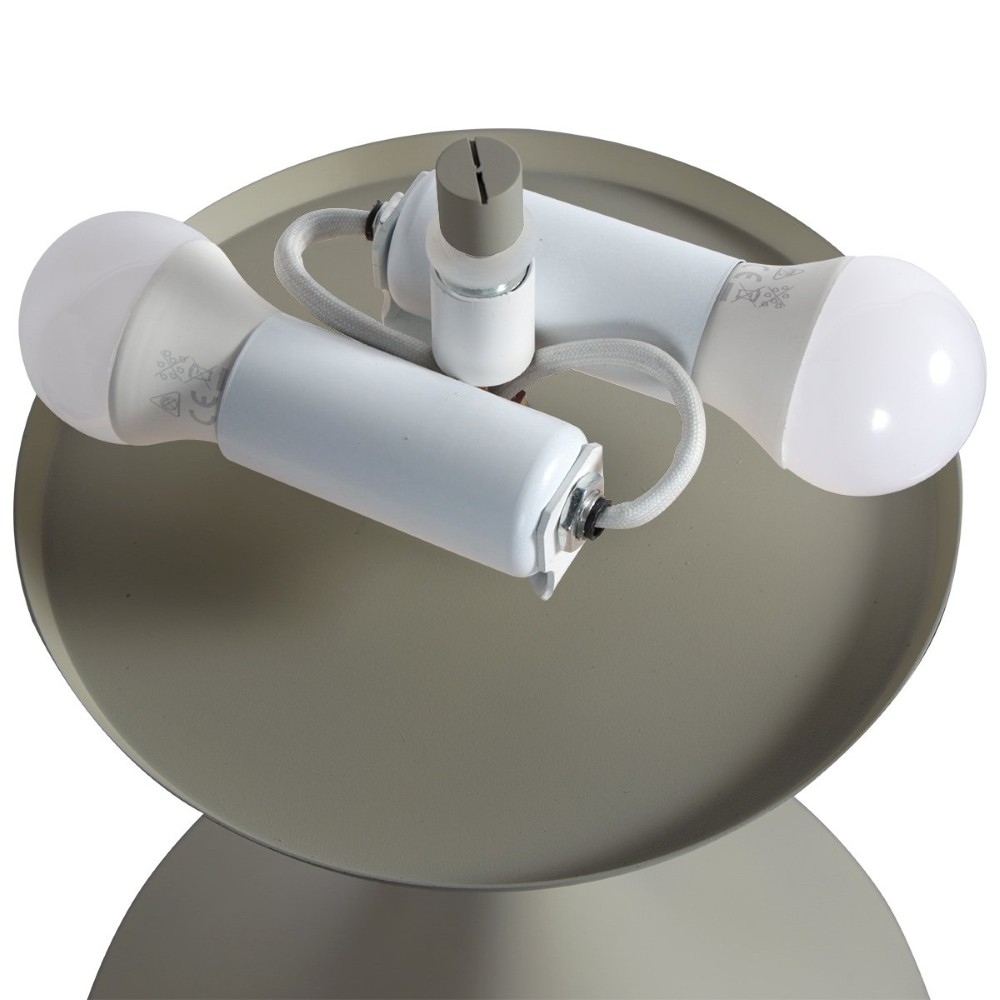 Tafellamp Ancilla groen met witte kap Steinhauer 8712746191905