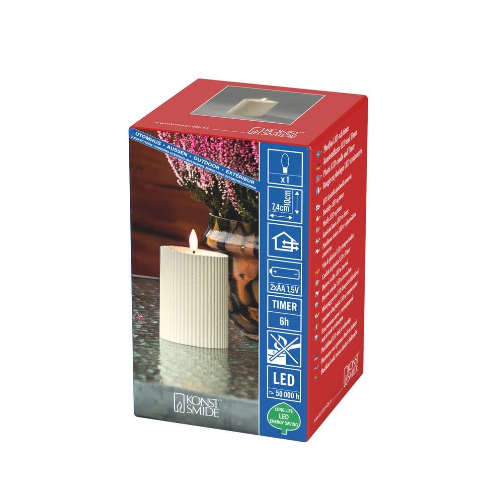Kaars lampje Cand op batterij 10cm KonstSmide 7318300029601