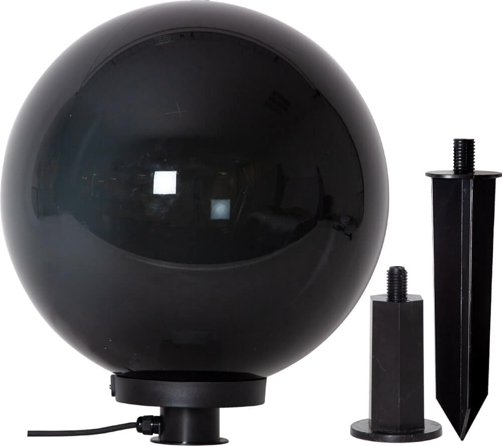 Eglo Bollamp met spike Monterollo Smoke Ø 40cm - 900203