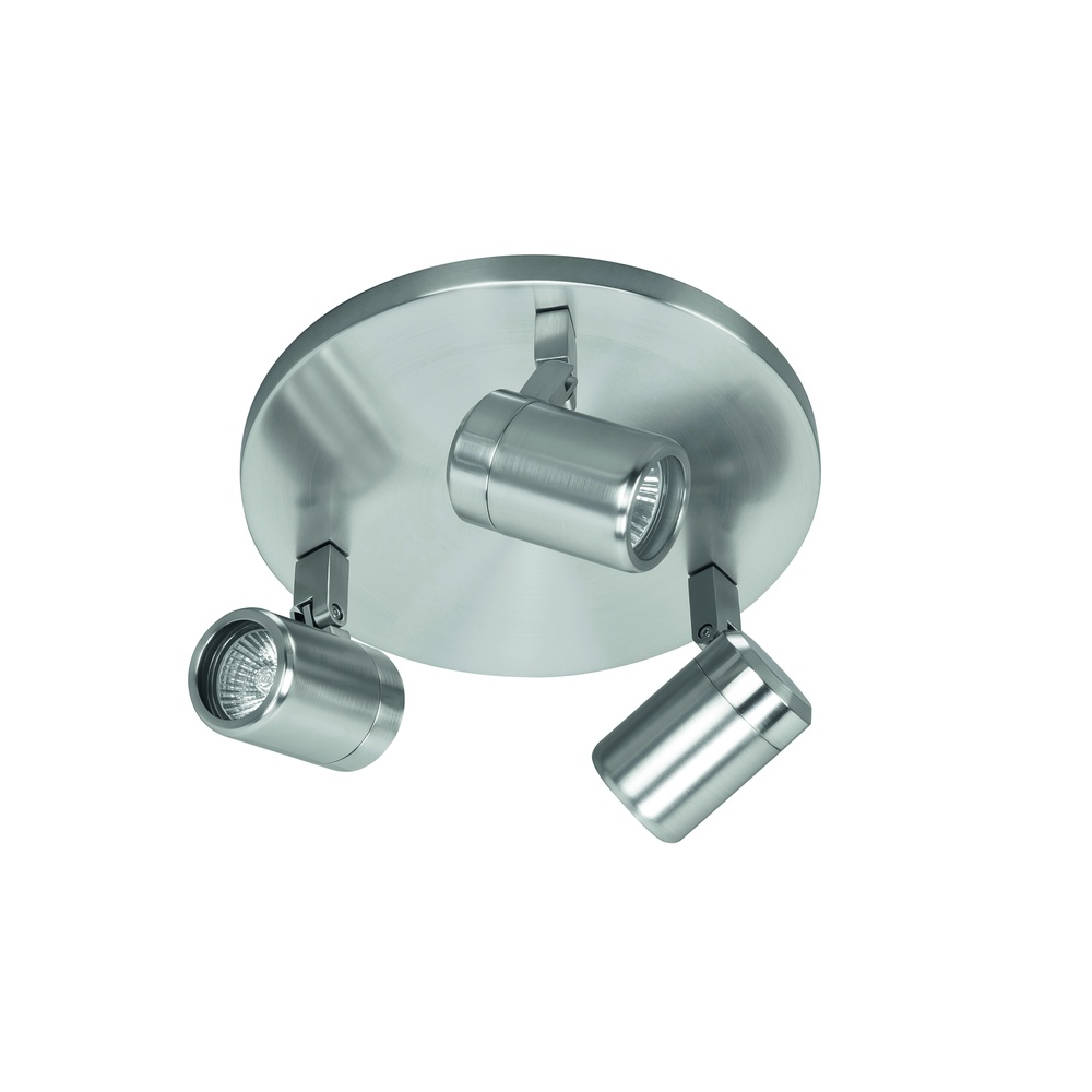 Highlight SpotRain nikkel 3-lichts rond - S7372.30
