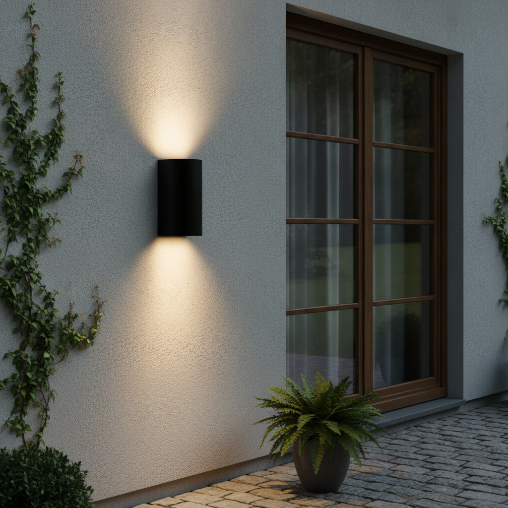 Lyora Up en downlighterYork zwart - 108835