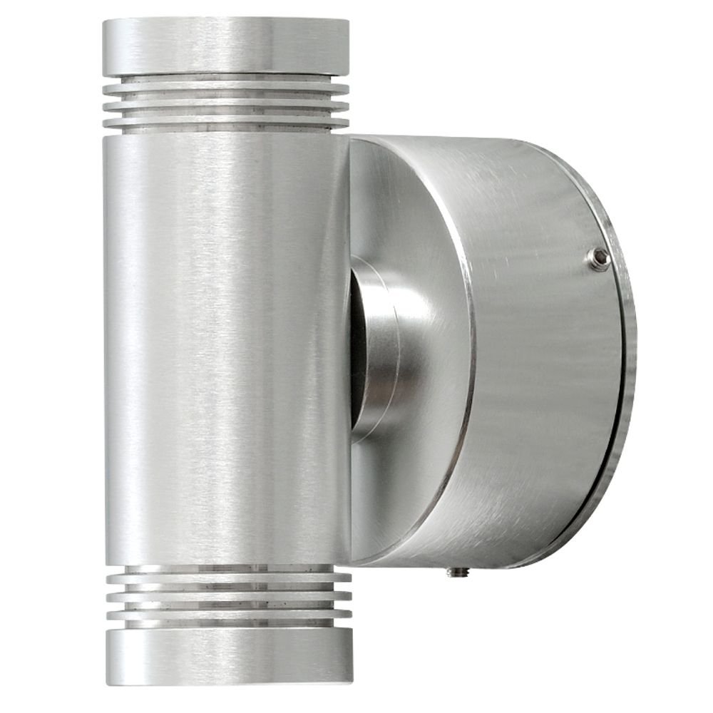 KonstSmide Led wandspot Monza 2x1w - 3000K 12,5cm metaalgrijs - 7929-310