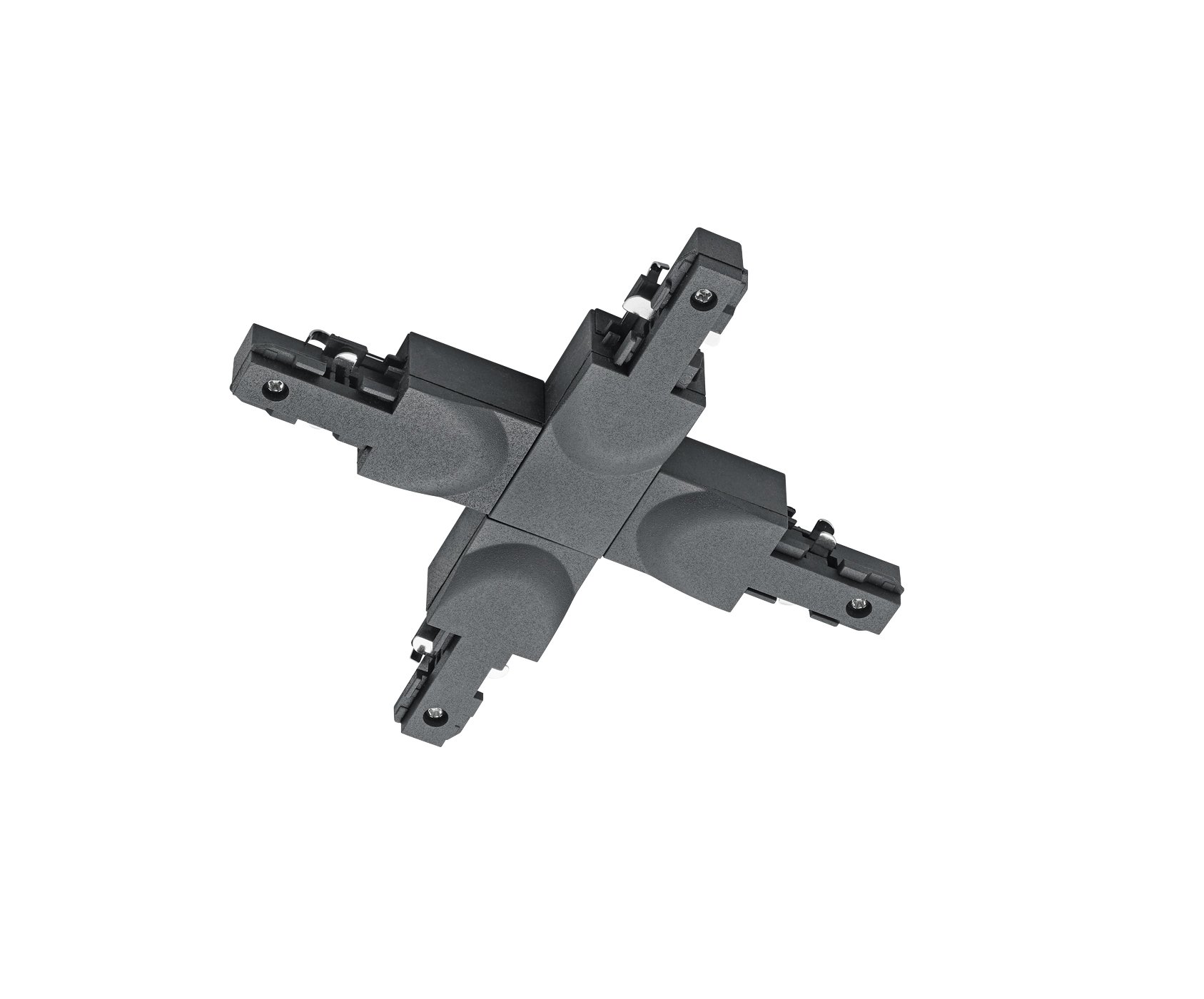 Trio 2-fase zwarte kruisverbinder Duoline - 702432