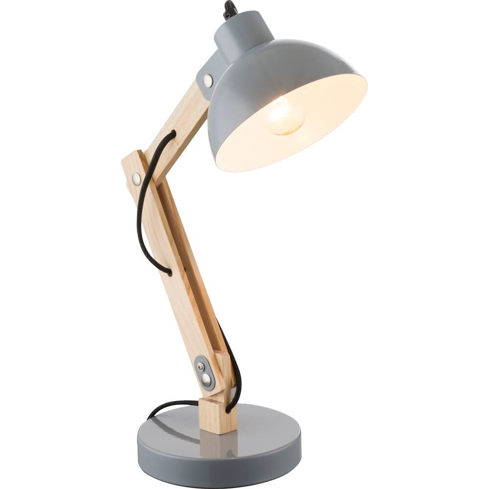 Globo Bureaulamp Tongariro grijs - 21503