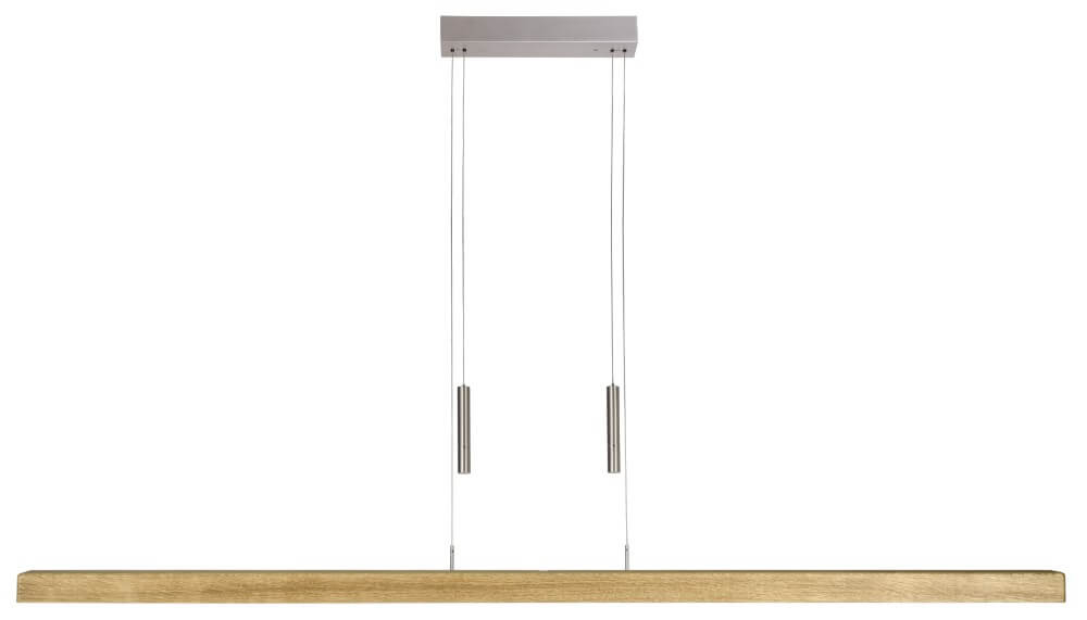 HerzBlut HanglampLeonora 160 cm - oak oiled - 10330 afbeelding