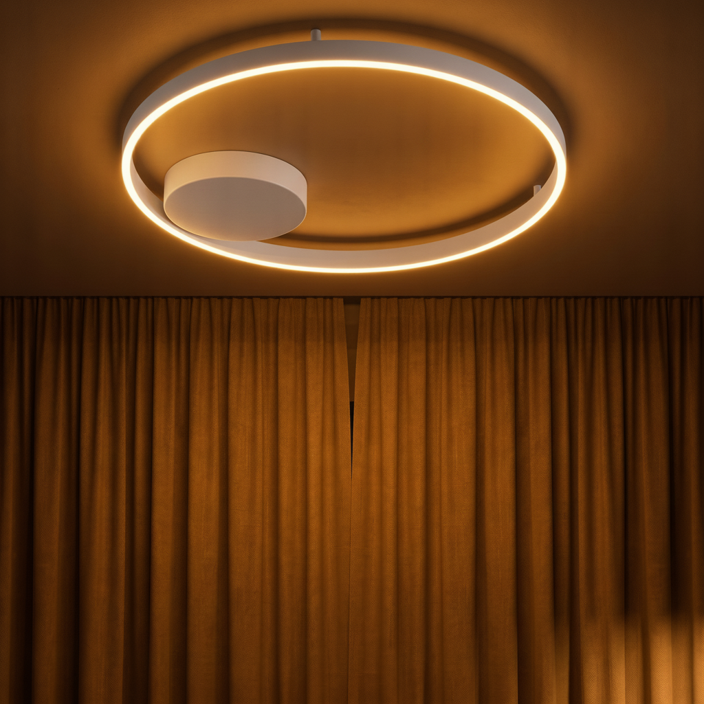 Lyora Plafondlamp Hedra rond Ø 60cm wit - 111042