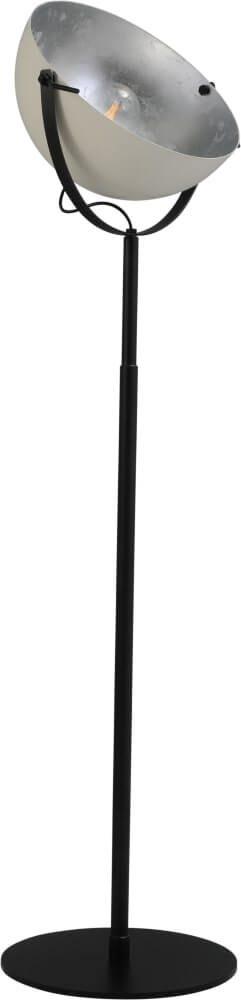 Masterlight Landelijke vloerlamp Larino 50 175cm zwart met wit en grijs - 1104-06-37