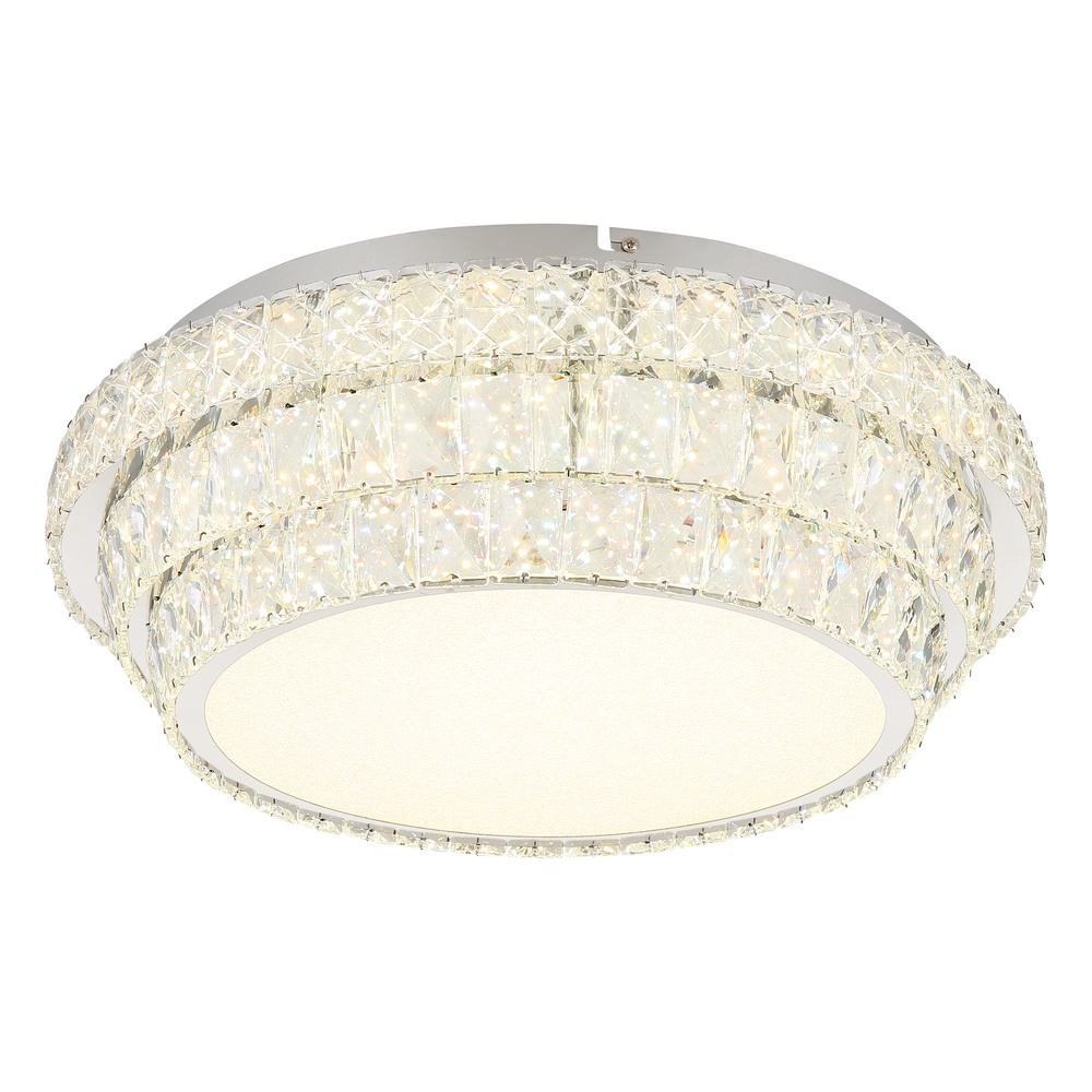 Globo Plafondlamp Klara Ø 50cm chroom - 68157-48