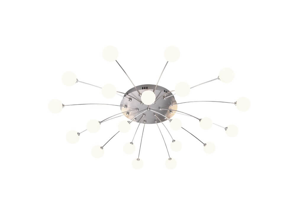 Trio Design plafondlampBullet nikkel - 641412107