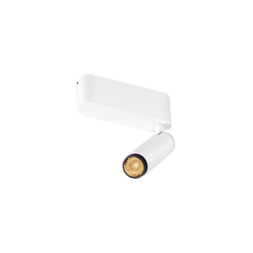 SLV OpbouwspotGrip! S wit met zwart 2700K - 1009036