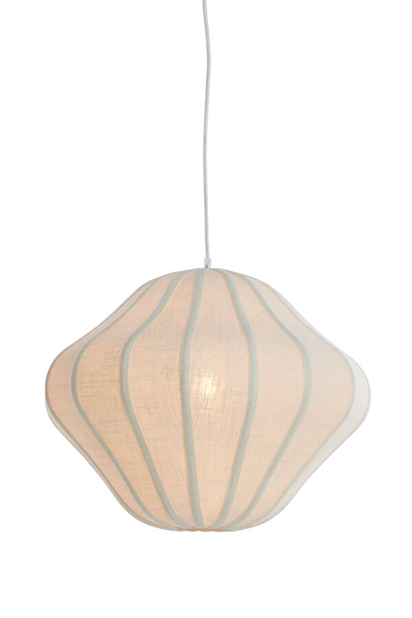 Light & Living Witte hanglamp Sukau Ø 50cm - 2987806