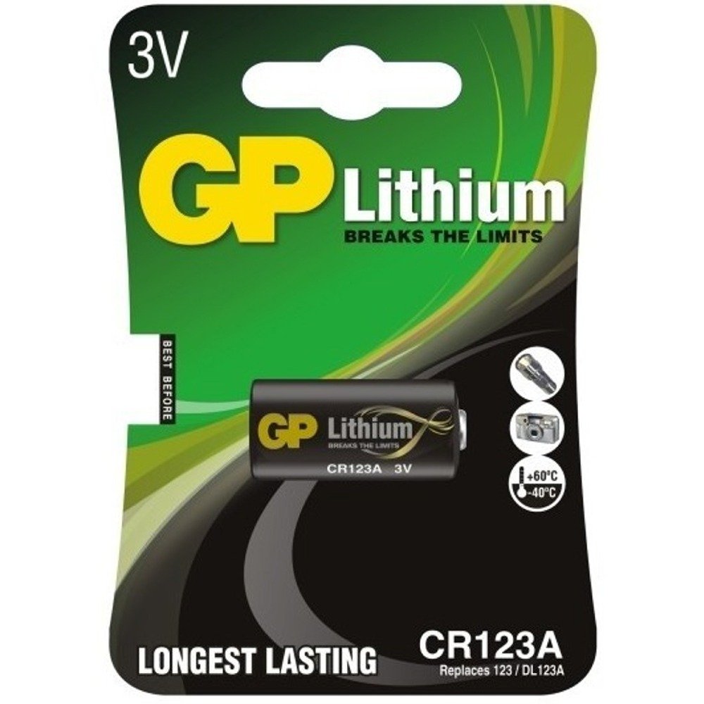 GP Batterij voor Mag TacBattery - CR123A Size - 3211953 afbeelding