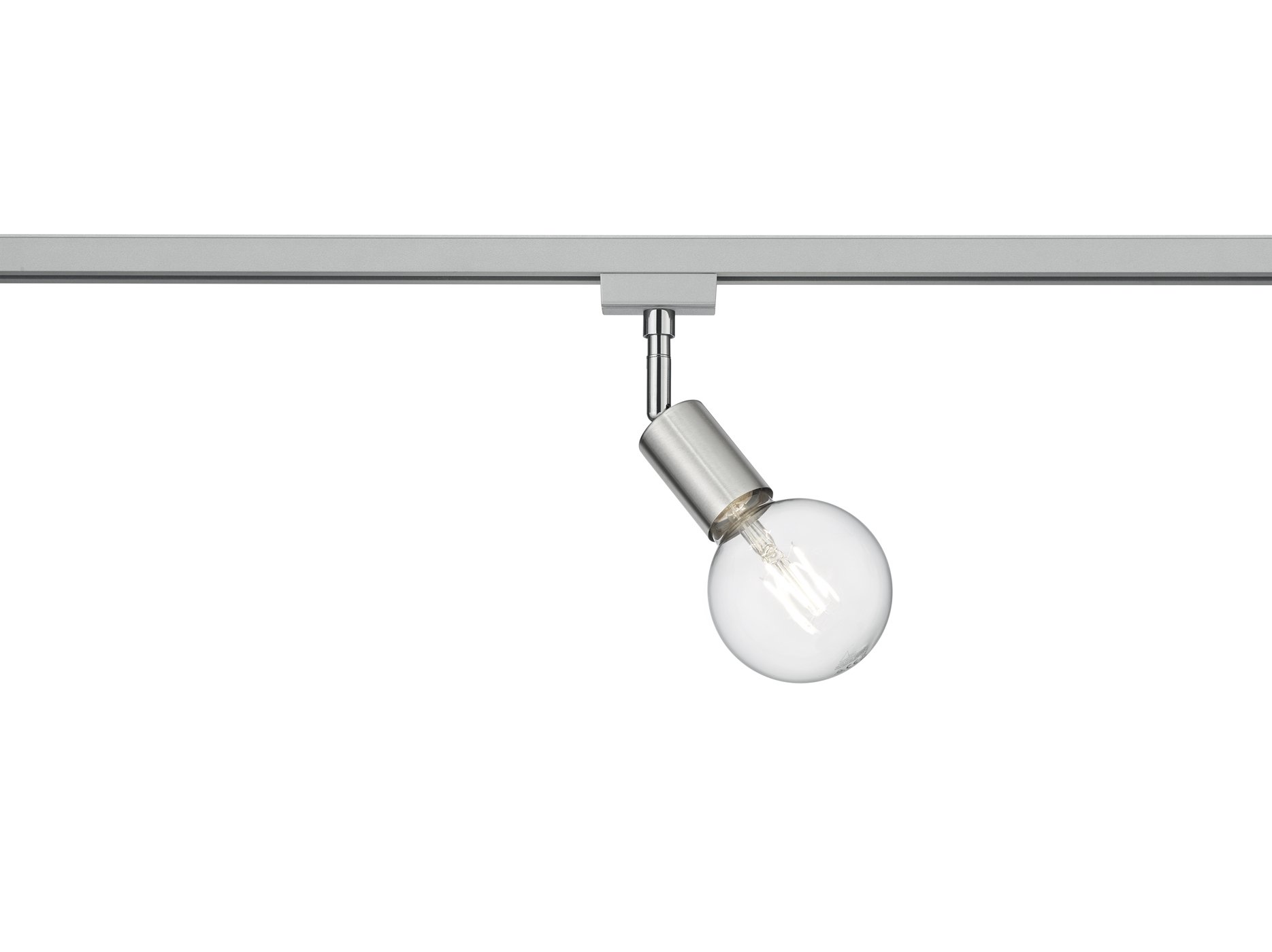 Trio 2-fase rail lamp Duoline grijs - 78010107