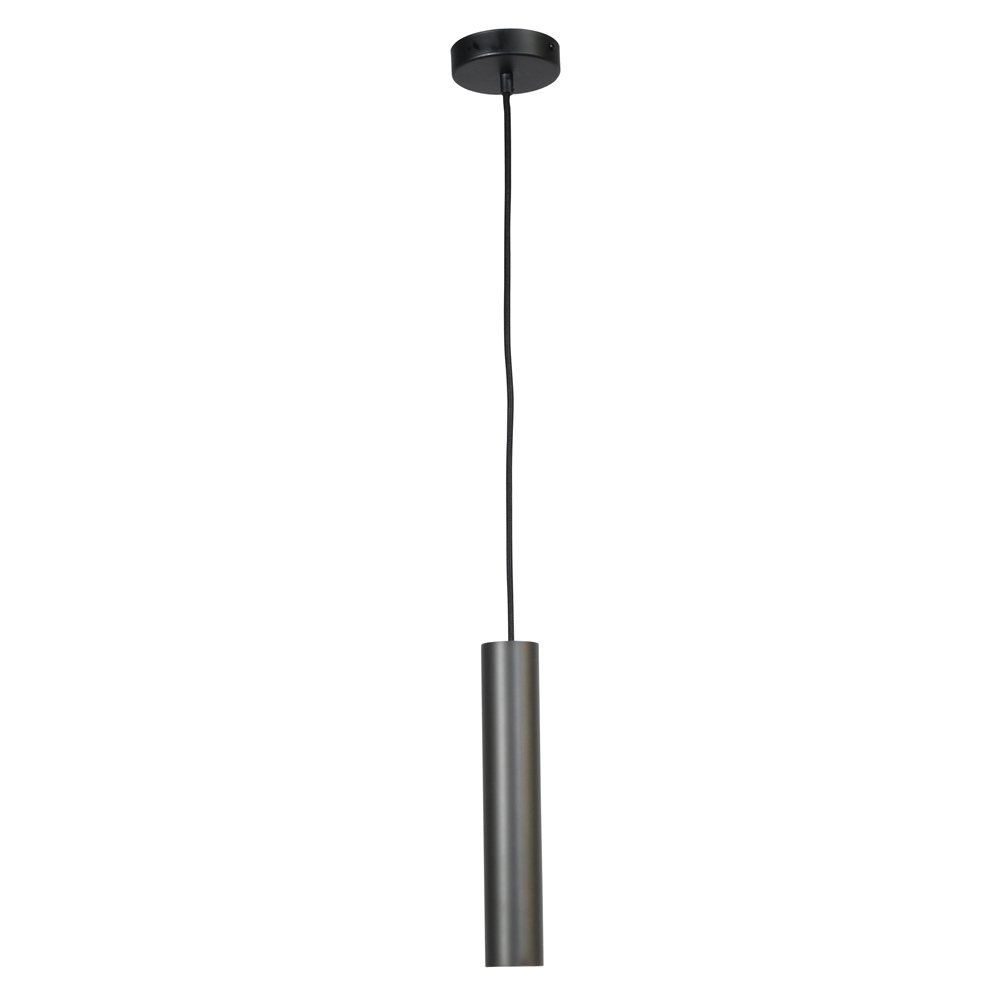 Masterlight Pendel hanglamp Run met zwarte cilinder - 175443