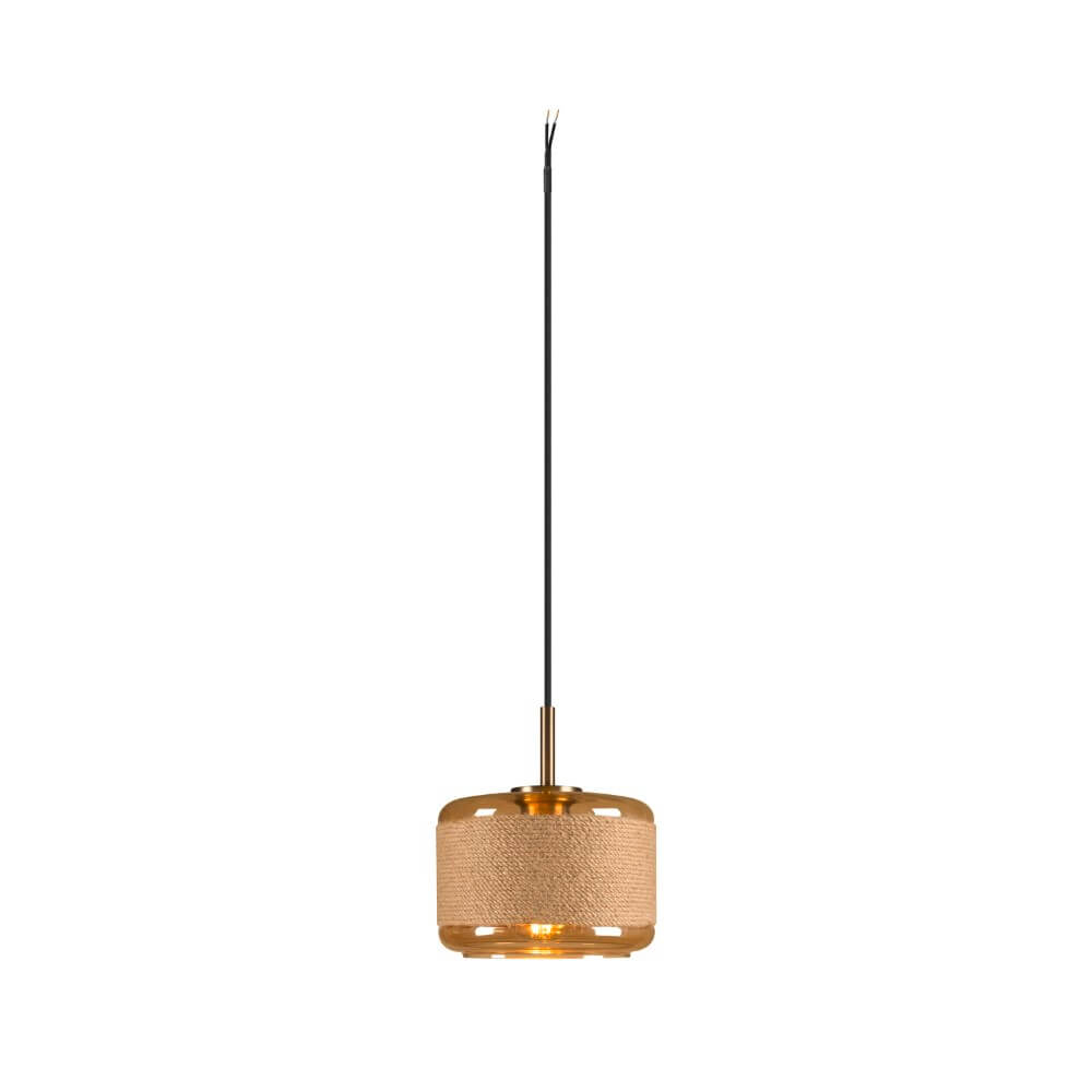 SLV HanglampPantilo Rope 19 amber glas - Ø 18,5cm - 1007597