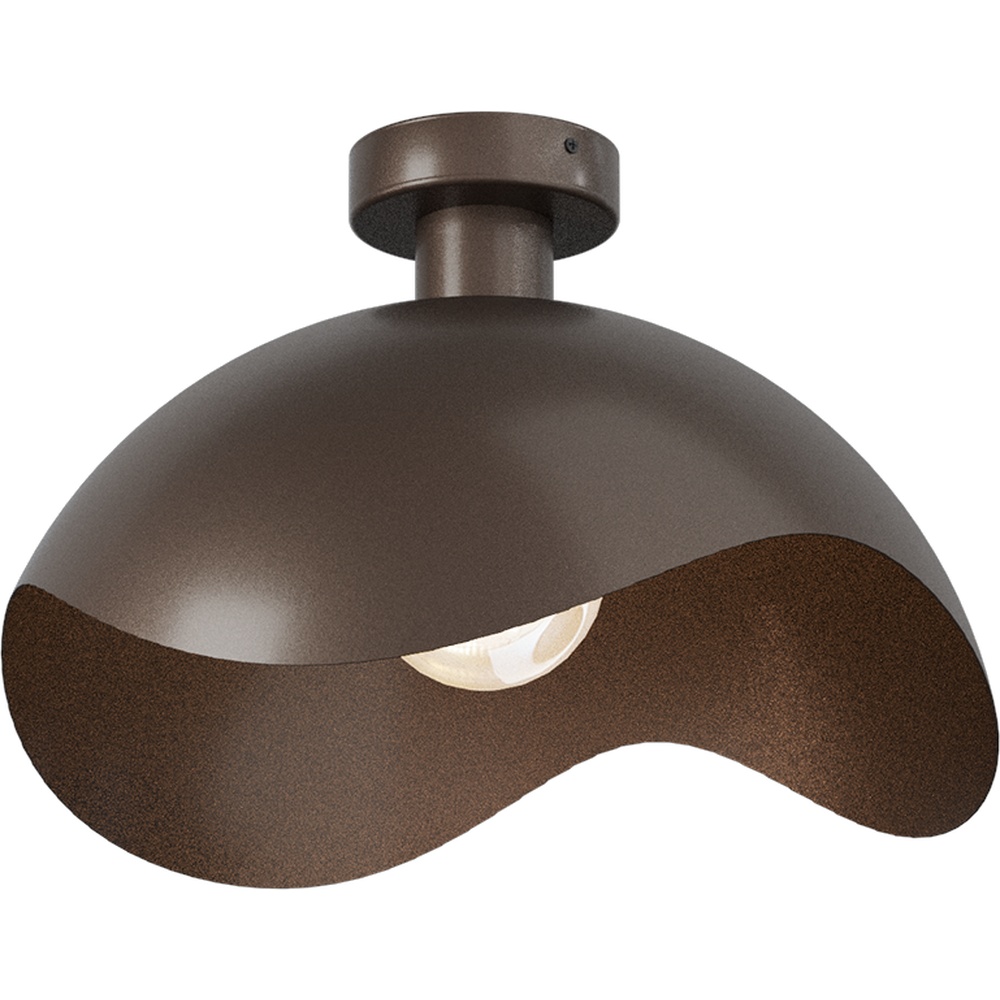Masterlight Design plafondlamp Volta Ø 40cm - golvend - cacao - 5404-15-15